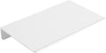JOOM Small Metal Wall Floating Shelf - Metal Wall Shelf, Black Floating Shelf, Small Bathroom Shelf, Display Shelves for Storage (White, 8 Inch)-Ruum Studio Home