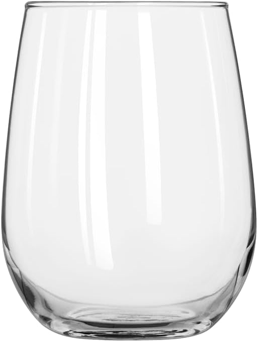 Libbey Stemless Wine Glasses Set of 12, Dishwasher Safe Set Of Wine Glasses, Perfect for Cocktails, Water, and Outdoor Glassware-Ruum Studio Home