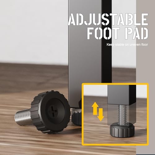 70 x70" Triple 5 Tier Book Shelf, Industrial Large Bookcase with Storage Cabinet, Tall Bookshelf with 14 Open Display Shelves Metal Frame Furniture for Living Room Bedroom Home Office Rustic Brown-Ruum Studio Home