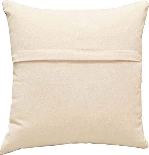 Beige Floral Pillow Cover Taupe Flower Traditional Hand Embroidered Pillowcase Traditional Outdoor Cushion Suzani Couch Flowery Needlepoint Chair Cushion Wool Size - 18x18-Ruum Studio Home
