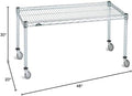 Omega Products Corporation 30" Deep x 48" Wide x 20" High Chrome Mobile Dunnage Rack-Ruum Studio Home