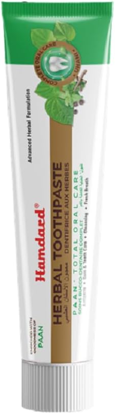 Hamdard Paan Total Oral Care Toothpaste – 200g (Pack of 2) | Herbal Ayurvedic Toothpaste with Paan Flavor | Fluoride-Free | Gum Care, Fresh Breath & Natural Oral Hygiene-Ruum Studio Home