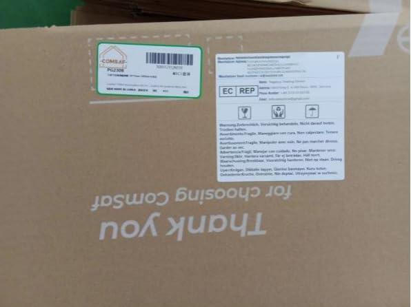 ComSaf Glass Storage Containers with Lids, 1.2 Qt Glass Jars with Lids, Clear Food Storage Jar, Canister For Pantry Cookie Flour Cereal Rice Sugar Tea Coffee Beans Spice, Square Set of 4-Ruum Studio Home