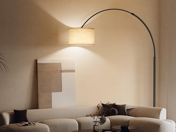 SUNMORY 82" Tall Arc Floor Lamp, Large Floor Lamp for Dinning/Bedrooms-Corner Lamp for Office-Ruum Studio Home
