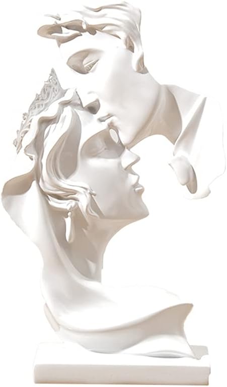 Couples Kiss Sculpture,Abstract Art Couple Sculpture Home Furnishing Resin Statue Decoration Romantic Statue Used for Home Decoration, Wedding, Gift.-Ruum Studio Home