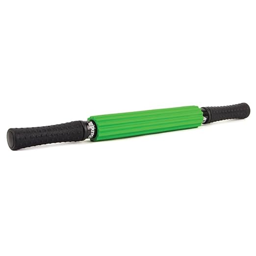 THERABAND Roller Massager +, Muscle Roller Stick for Self-Myofascial Release, Deep Tissue Massage Rolling Pin, Trigger Point Release, Muscle Soreness, Best Gifts for Runners, Athletes, Crossfit-Ruum Studio Home