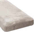 H.VERSAILTEX Velvet Stretch Individual Chaise Cover Sectional Couch Covers for L Shaped Sofa Both Left/Right Furniture Protector Seat Cushion Sofa Cover (1 Piece Chaise Cover, Oatmeal)-Ruum Studio Home