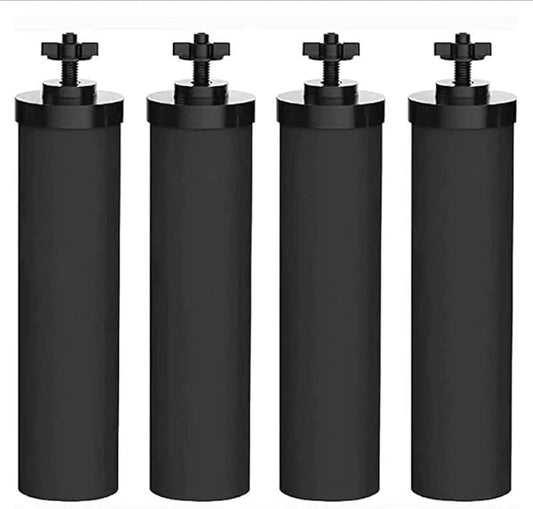 Water Filter Replacement Compatible with Big Berkey® Gravity Filter System Parts and Accessories, NSF/ANSI 42&372 Certified (4 Pack) BB9-2® Black Water Filters Cartridges-Ruum Studio Home