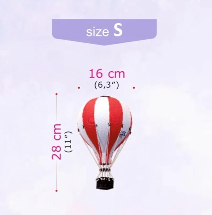 Decorative Hot Air Balloon Baby Shower Centerpieces - Nursery and Toddler Room Bedroom Decor - Home Decorations - Gold/Beige-Ruum Studio Home
