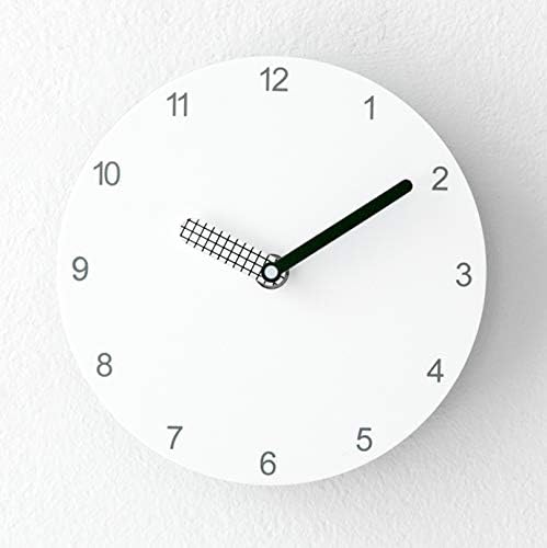 Stephanie Imports Modern Minimalist White & Black Wall Clock-Ruum Studio Home