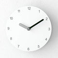 Stephanie Imports Modern Minimalist White & Black Wall Clock-Ruum Studio Home