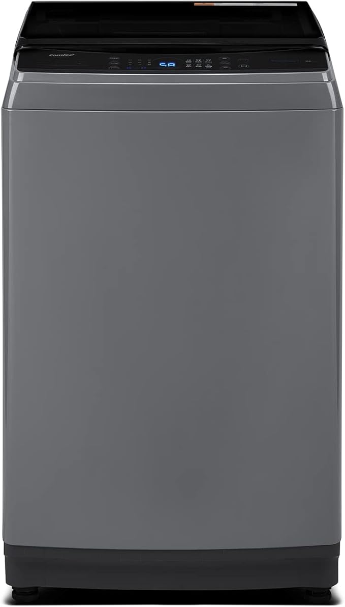 COMFEE’ Washing Machine 2.4 Cu.ft LED Portable Washing Machine and Washer Lavadora Portátil Compact Laundry, 8 Models, Environmentally Friendly, Child Lock for RV, Dorm, Apartment Magnetic Gray-Ruum Studio Home