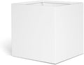 Galvanized Steel Black Planter Box Square 27.6 in Metal Large Planter Box Outdoor Indoor Huge Cube Heavy Duty Flower Pot Modern Commercial Residential for Patio, Deck, Yard, Garden-Ruum Studio Home