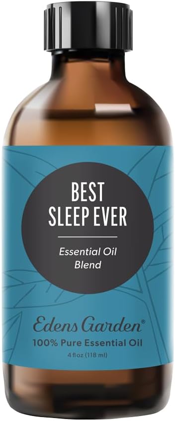 Edens Garden Best Sleep Ever Essential Oil Blend- 100% Pure Premium Grade, Undiluted, Natural, Therapeutic, Aromatherapy, The Best for Skin, Candle, Humidifiers 118 ml (4 fl oz)-Ruum Studio Home
