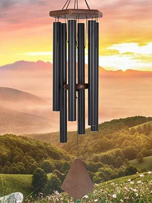 Wind Chimes Outdoor,36 Inch Memorial Wind Chimes Outdoor Large Deep Tone with 6 Heavy Metal Tubes Tuned.Wind Chimes for Loss Loved One, Memorial Gift.Garden Decor-Ruum Studio Home