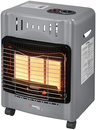 Propane Heater18000 BTU,Outdoor Heater with ODS Tip-over Protection, Propane Radiant Heater with Gas Regulator Hose for Patio,Garage,Camping Up to 450 Sq. Ft-Ruum Studio Home
