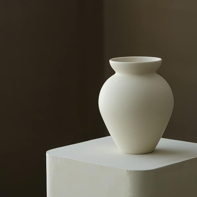 Retro Flower Vase, Crock Milk Can Shape, Flower Arrangement, Nordic Ornament Living Room Decoration, Coconut Café-Ruum Studio Home