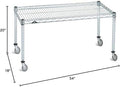 Omega Products Corporation 18" Deep x 54" Wide x 20" High Chrome Mobile Dunnage Rack-Ruum Studio Home
