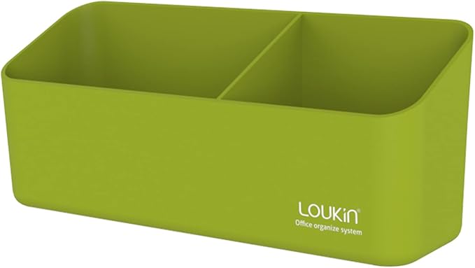 loukin Magnetic and Adhesive Marker Holder, Dry Erase Accessory Tray, Magnetic Storage Organizer for Whiteboard, Glass or Refrigerators (Green)-Ruum Studio Home