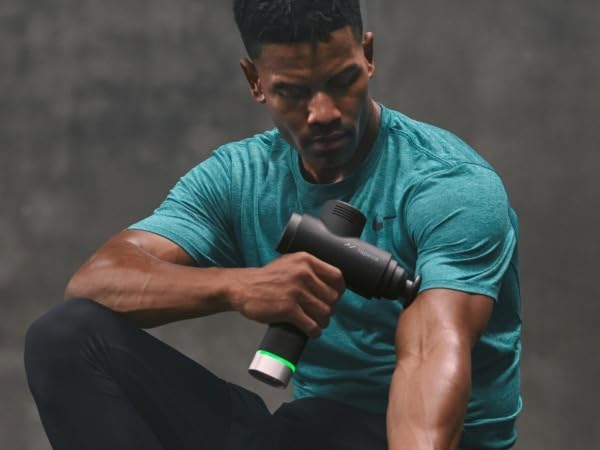Hyperice Hypervolt 2 Pro - Featuring Quiet Glide Technology - Handheld Percussion Massage Gun - 5 Speeds, 5 Interchangeable Heads - Helps Relieve Sore Muscles and Stiffness FSA-HSA-Ruum Studio Home