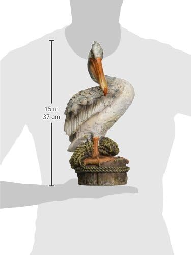 Design Toscano Ocean Side PIER 51 Pelican Statue-Ruum Studio Home