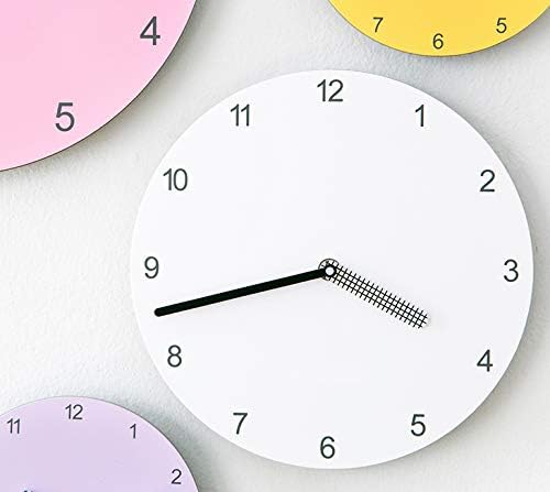 Stephanie Imports Modern Minimalist White & Black Wall Clock-Ruum Studio Home