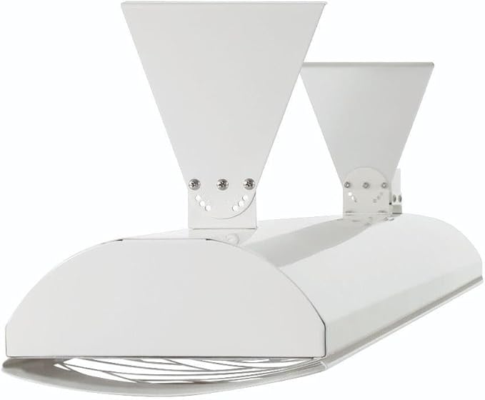 EF15120W1 1500 Watt Plug-In Electric Infrared Single Element Heater, Finish Color: White, Decorative Fascia: Chevron-Ruum Studio Home