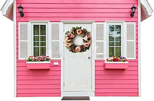 Peony Spring Wreath for Front Door, Handmade Pink Floral Wreath Artificial Spring Garland Wreath for Front Door Wall Wedding Party Home Deco-Ruum Studio Home