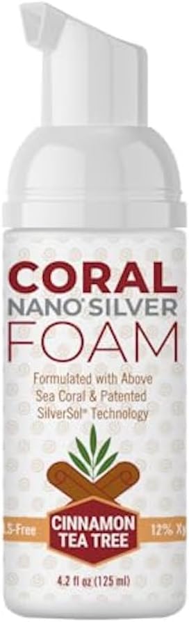 Coral Nano Silver Foaming Cinamon Tea Tree Toothpaste, Natural Fluoride Free Toothpaste, SLS and Glycerin Free - 4 Ounce-Ruum Studio Home