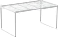 Kitchen Cabinet Storage Shelf Stackable Wire Spice Rack Organizer Heavy Duty Space Saver for Bathroom Bedroom Closet Laundry Room Office Countertop - White, Pack 1-Ruum Studio Home