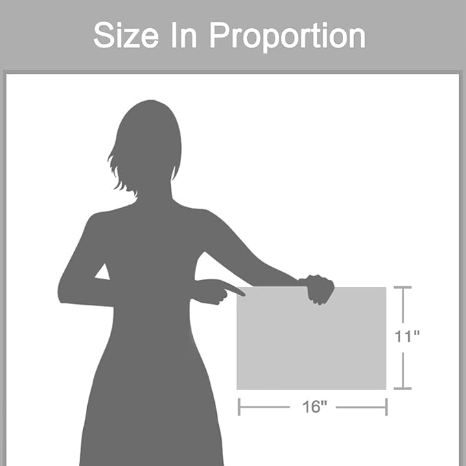 ARTISTIC PATH Sailboat Picture Seascape Wall Art: Nautical Artwork Print on Canvas Painting for Bedrooms (16" W x 11" H,Multi-Sized)-Ruum Studio Home