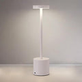 Cordless Table Lamp, 5000mAh Rechargeable Battery Powered LED Desk Lamp, Portable Touch Control Outdoor Table Lamps,3 Color Dimmable Light for Restaurant, Patio, Bedroom, Night Lamp (White)-Ruum Studio Home