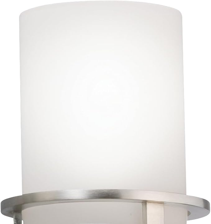 Kichler Hendrik 24" Vanity Light in Brushed Nickel, 3-Light Modern Bathroom Vanity with Satin Etched Cased Opal Glass, (24" W x 8" H), 5078NI-Ruum Studio Home