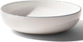 Made In Cookware - Serving Bowl - White With Navy Rim - Porcelain - Crafted in England-Ruum Studio Home