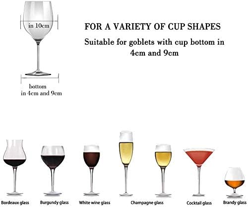 Wine Glass Rack - Under Cabinet Stemware Wine Glass Holder Glasses Storage Hanger 2 Pack Metal Organizer for Bar Kitchen 4 Rows White-Ruum Studio Home
