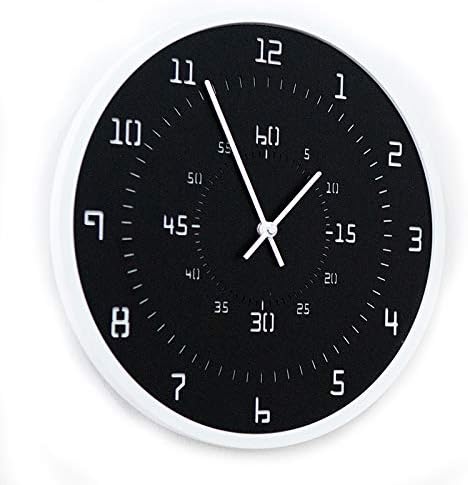 Modern Minimalist Black Stop Wall Clock-Ruum Studio Home