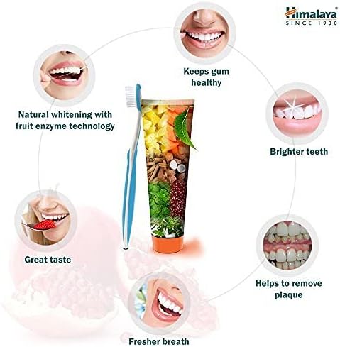 Himalaya Botanique Complete Care Whitening Toothpaste, Simply Peppermint, Fluoride Free for a Clean Mouth, Whiter Teeth and Fresh Breath, 5.29 oz, 4 Pack-Ruum Studio Home