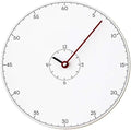 Stephanie Imports Modern Minimalist Thermometer Red Wall Clock-Ruum Studio Home