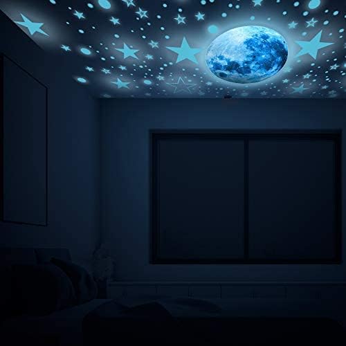 1078Pcs Glow in The Dark Stars for Ceiling Glowing Space and Moon Decals Universe Stickers Kids Wall Decor Perfect for Boys Girls Nursery Bedroom Living Room-Ruum Studio Home