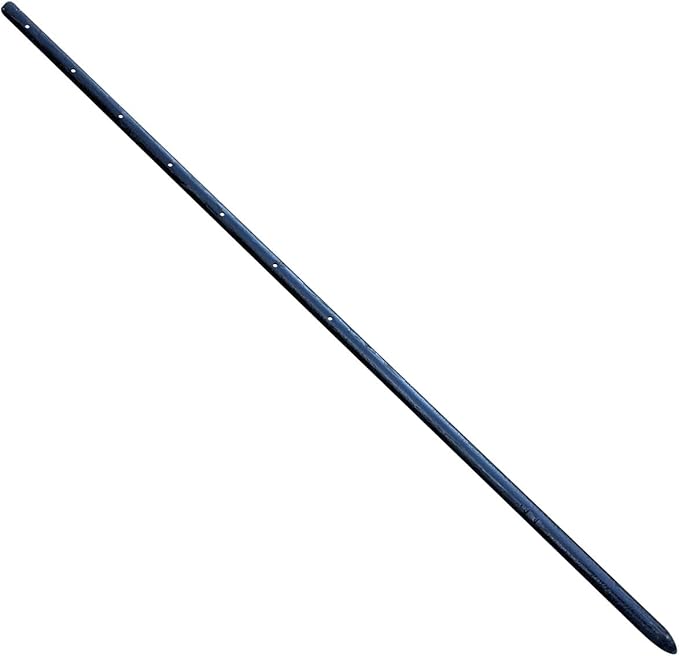 Sandbaggy Round Steel Concrete Form Stakes with Nail Holes - Rust Resistant Coating - Removable, Reusable (20, 3/4 in X 36 in)-Ruum Studio Home