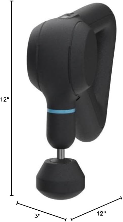 TheraGun Therabody Prime (5th Generation) - Deep Tissue Percussion Therapy Massage Gun - Bluetooth Enabled, Personal Massager for Pain Relief in Neck, Back, Leg, Shoulder and Body (Black)-Ruum Studio Home