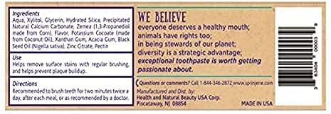 SprinJene Natural Kids Toothpaste, Vanilla | Natural Children’s Toothpaste | Fluoride Free Toothpaste for Toddlers | 4 Pack-Ruum Studio Home