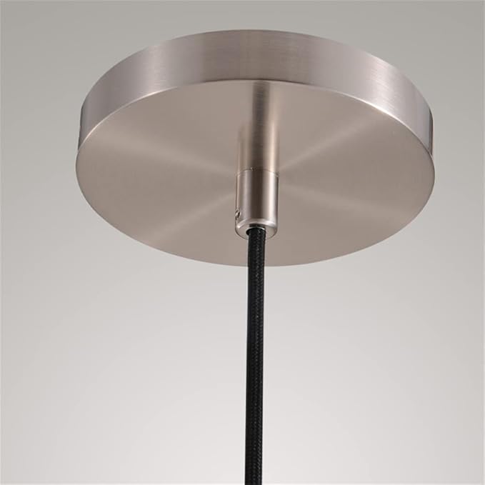 Modern Raindrop Pendant Lights, Kitchen Island Pendant Lights, Nickel Colored Brass Base Dining Room Light Fixture, and Interior Chandelier in The Living Room Hallway, Including The Bulb-Ruum Studio Home