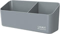 loukin Magnetic and Adhesive Marker Holder, Dry Erase Accessory Tray, Magnetic Storage Organizer for Whiteboard, Glass or Refrigerators (Grey)-Ruum Studio Home