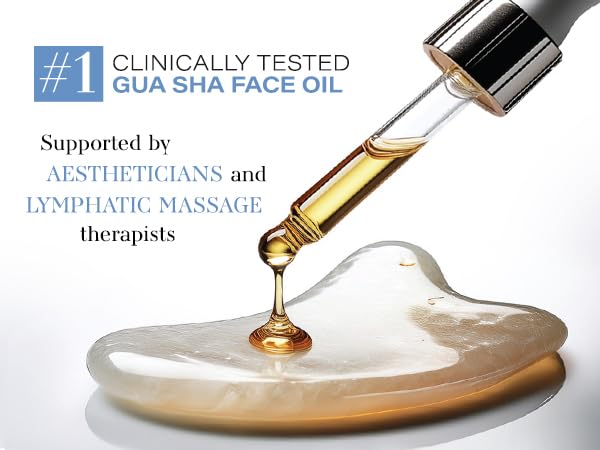 Facial Lymphatic Drainage Oil for Gua Sha Facial Tools, Lymphatic Drainage Massager Face with Jojoba & Coconut Oil, Use with Face Roller, Jade Roller, Guasha Tool for Face & Neck, 1 Fl Oz-Ruum Studio Home