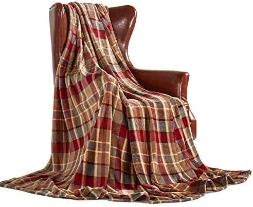 MERRYLIFE Throw Blanket Plaid| Ultra-Plush Soft Colorful Oversized | Decorative Couch Travel Blanket | (50" 60", Love Urban)-Ruum Studio Home