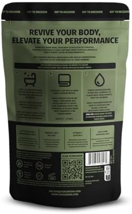 3 Pack Bundle: Coach Soak Recovery Bath Soak, Epsom Salt Bulk, Bath Salts Bulk, 3 Pack Bundle, Total of 9 Pounds (Eucalyptus, Lavender, Citrus)-Ruum Studio Home