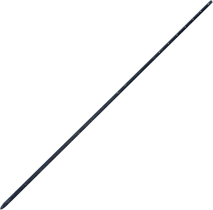 Sandbaggy Round Steel Concrete Form Stakes with Nail Holes - Rust Resistant Coating - Removable, Reusable (1, 3/4 in X 60 in)-Ruum Studio Home