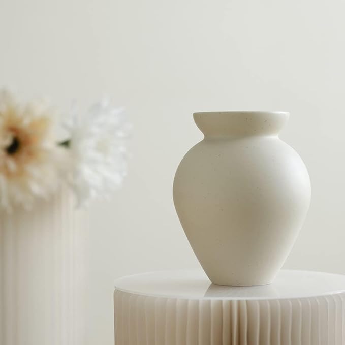 Retro Flower Vase, Crock Milk Can Shape, Flower Arrangement, Nordic Ornament Living Room Decoration-Ruum Studio Home