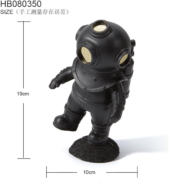 HAUCOZE Diver Figurine Decor Modern Statue Sculpture Table Centerpiece Polyresin 7.5 inch-Ruum Studio Home